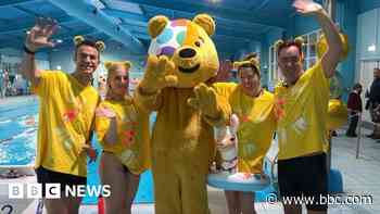 BBC team complete Children in Need swim