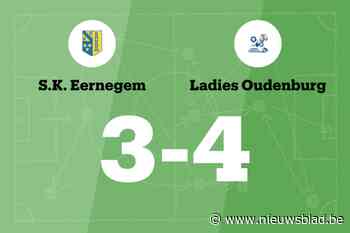 Ladies Oudenburg verslaat SK Eernegem B na hattrick H. Verplancke