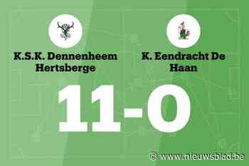 Buitengewoon veel doelpunten bij SKD Hertsberge tegen Eendracht De Haan