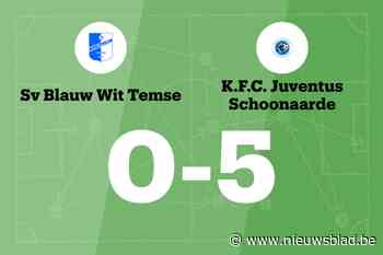 Juventus Schoonaarde B overklast SV Blauw Wit Temse