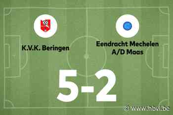 Gilissen scoort twee keer voor KVK Beringen in wedstrijd tegen E. Mechelen a/d Maas