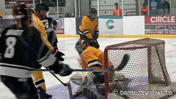 Blind hockey team faces off in Stayner