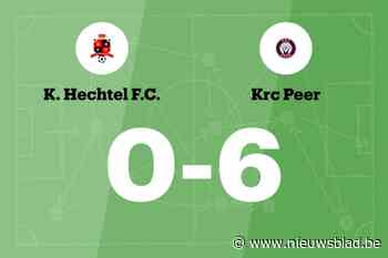 RC Peer maakt einde aan slechte reeks door zege tegen Hechtel