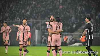 Koploper PSG scoort viermaal tegen Angers