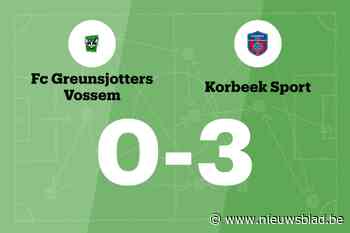 Van Keer scoort twee keer voor Korbeek Sport in wedstrijd tegen Vossem B