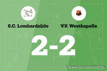 SC Lombardsijde en VV Westkapelle verdelen de punten