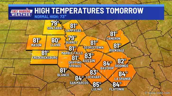 Unseasonable warmth; No rain in sight