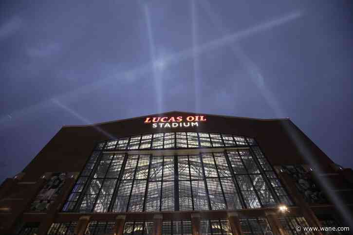 Indiana marching band state finals at Lucas Oil Stadium