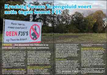 Krachtig Twents Tegengeluid voert actie tegen komst F35