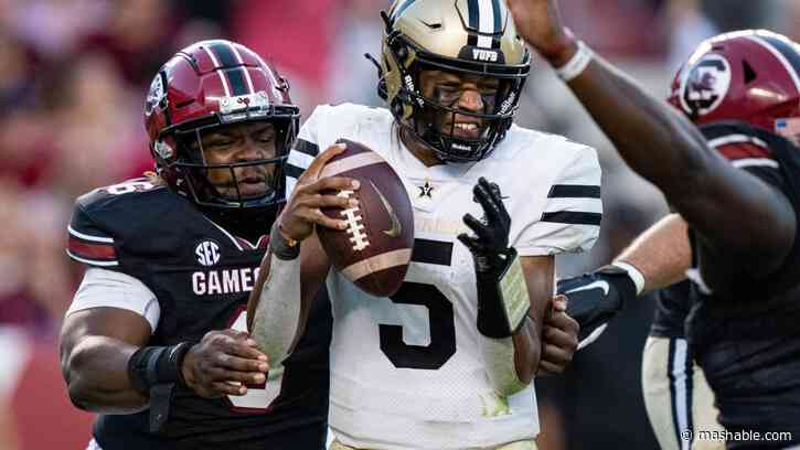 How to watch South Carolina vs. Vanderbilt football without cable