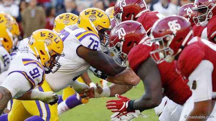 How to watch Alabama vs. LSU football without cable