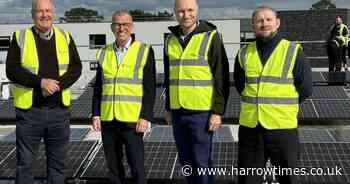Solar panels installed at Aspire Stanmore leisure centre will save thousands