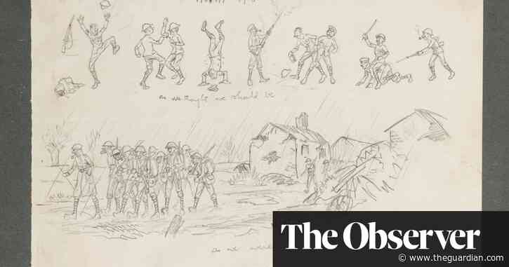 Dreaming of a pint and a ‘girl’ back home: first world war soldier’s poignant sketches of life in the trenches