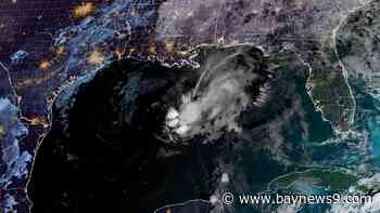 Rafael weakening in the Gulf of Mexico