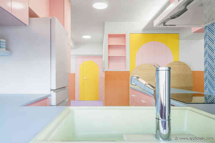 Vibrancy and Utility: Embracing Color in Urban Apartment Kitchens