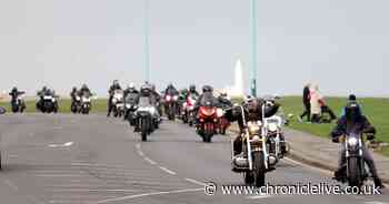 Remembrance Sunday marked in Whitley Bay by hundreds of motorcyclists on the North East Ride of Respect