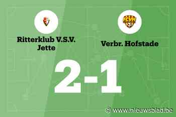 Ritterklub Jette in tweede helft voorbij Hofstade