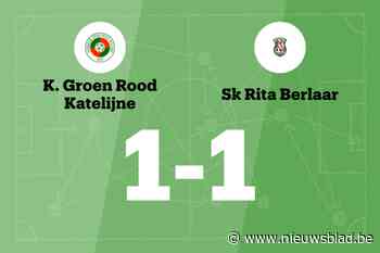 Van Schevensteen redt punt voor Rita Berlaar tegen GR Katelijne