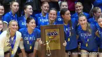 Carroll volleyball claims first program state title