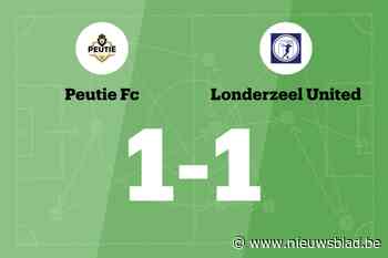 Londerzeel United B beëindigt reeks nederlagen met gelijkspel tegen FC Peutie