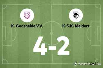 Godsheide zet ongeslagen reeks voort met 4-2 tegen Meldert
