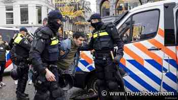 Ruim vijftig demonstranten aangehouden bij verboden protest op de Dam