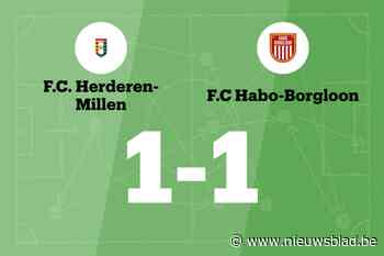 Herderen-Millen speelt gelijk tegen Habo-Borgloon B