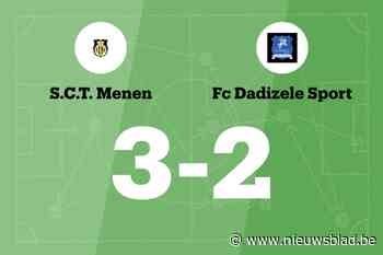SCT Menen wint ook van FC Dadizele Sport B