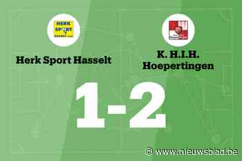 Benjamin Brants en Maarten De Coninck bezorgen Hoepertingen zege tegen Herk Sp.