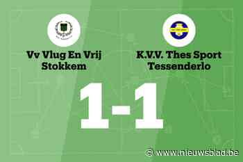Stokkem speelt thuis gelijk tegen THES Sport B