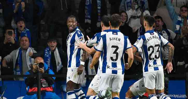Sheraldo Becker doet Barcelona en Frenkie de Jong pijn met goal voor Real Sociedad