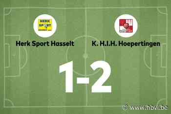 Hoepertingen dankzij Benjamin Brants en Maarten De Coninck langs Herk Sp.