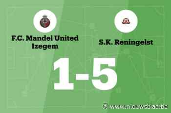 Mandel United blijft in problemen na nederlaag tegen SK Reningelst