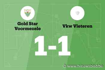 Manhaeve redt punt voor GS Voormezele tegen VKW Vleteren