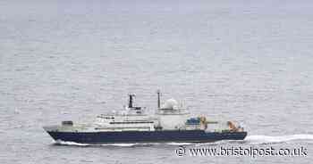 Controversial Russian spy ship monitored off the South West coast