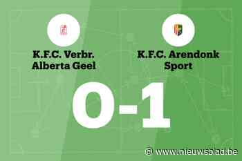 Schuermans bezorgt Arendonk B zege tegen Alberta Geel
