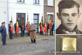 Verzetsstrijder Robert De Preester (20) herdacht met eerste struikelsteen in stad: “Hij streed tegen naziregime voor onze vrijheid”