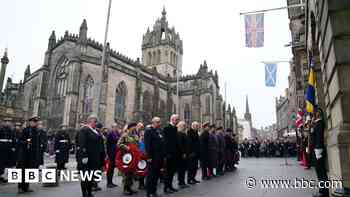 Scotland falls silent to remember the war dead