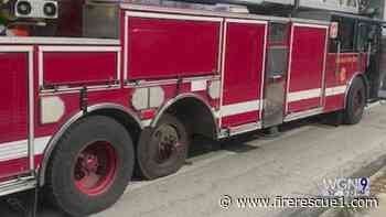 'We should not be using 20-year-old rigs': Tire falls off Chicago fire truck