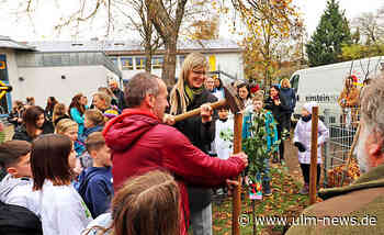 1. Jugend-Akademie von Einstein-Marathon und Plant-for-the-Planet: OB Katrin Albsteiger pflanzt mit 50 Schülern