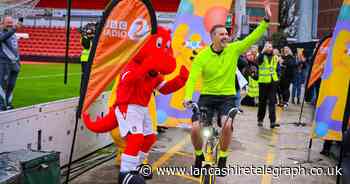 People 'line the streets' to support Paddy McGuinness as he starts his epic challenge