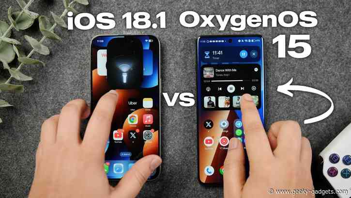 iOS 18.1 vs OxygenOS 15: Which OS Reigns Supreme?