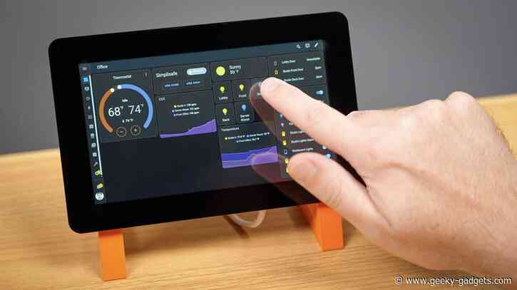 Make a Pi Home Control Panel with the New Raspberry Pi 2 Touchscreen