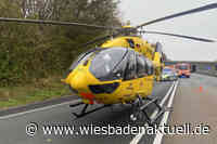 Pkw überschlägt sich mehrfach auf A66 bei Erbenheim