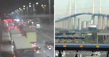 Dartford Crossing lanes shut due to crash with 'multiple vehicles'