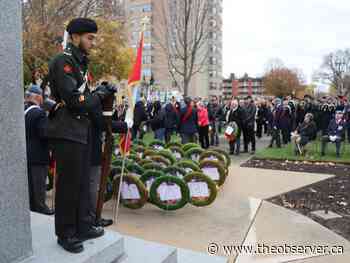 Sarnia Remembrance Day crowd urged to embrace the power of common purpose