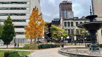 Hamilton building collapse at downtown park could've had 'terrifying' consequences, mayor says