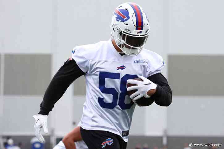 Bills LB Matt Milano returning to practice, won't play vs. Chiefs but progressing toward December return from preseason biceps tear