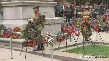Torontonians gather downtown to honour war veterans on Remembrance Day