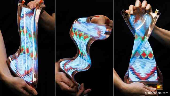 LG has a stretchable display that can expand by 50 percent